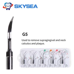 5x Dental Ultrasonic Piezo Scaler Tips Fit Woodpecker EMS Cavitron Handpiece G5 - Picture 1 of 8