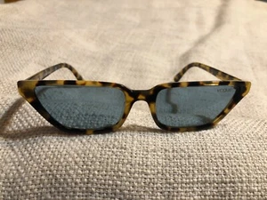 Occhiali da sole Vouge Gigi Hadid Vo 5235s tartaruga marrone con lenti blu occhio di gatto - Foto 1 di 5