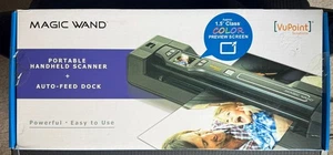 Vupoint Magic Wand Document/Photo 2-in-1 Portable Scanner & Auto-Feed Dock - Picture 1 of 1