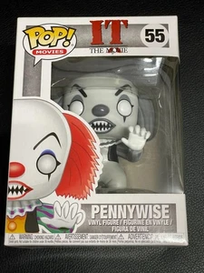 IT (1990) - ¡Pennywise Pop Blanco y Negro! Figura Vinilo 55 In Protector - Imagen 1 de 7