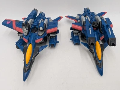 Lot of 2 Transformers Armada Max-Cons Thundercracker 2003 Figure Incomplete - Image 1 of 4