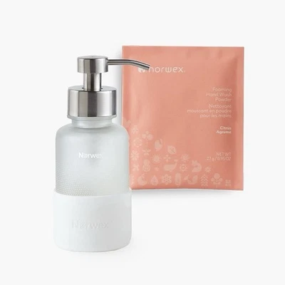 Norwex Brand New Forever Foaming Hand Wash Set Citrus Powder Soap RRP $48.50 - image 1 of 4