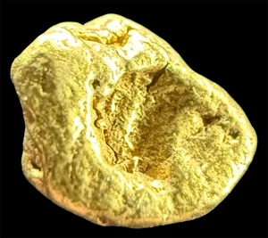 .836 GRAMS ALASKAN YUKON BC NATURAL PURE GOLD NUGGET GENUINE #AK104 - Picture 1 of 6