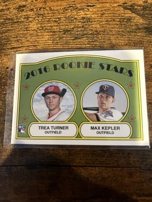 2016 Throwback Thursday #TBT Online Exclusive Trea Turner Max Kepler Rookie RC - Image 1 of 4