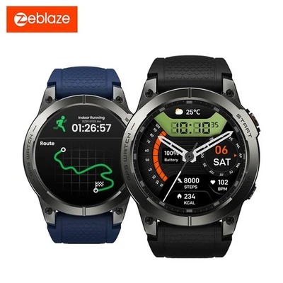 Reloj inteligente deportivo Zeblaze Stratos 3 Pro GPS incorporado GPS y pantalla AMOLED de ruta Foto 1 de 4