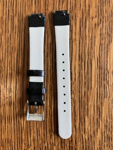 Fitbit Inspire und Inspire HR Ersatz Lederband schwarz - Bild 1 von 2