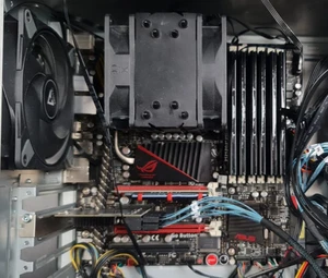 Asus Rampage III Gene Mainboard LGA 1366 + Xeon W3680 + 48GB DDR3 XMP PATRIOT - Photo 1/5
