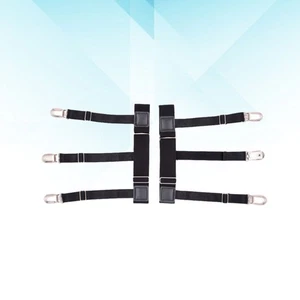 Practical Leg Ring Garter Clip Anti-Wrinkle Non Clip Elastic Nylon Shirt Tuck - Bild 1 von 12