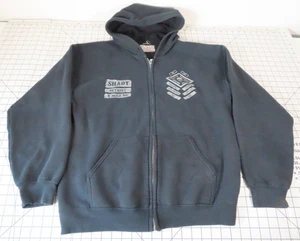 Sudadera con Capucha Eminem Shady XV Edición Limitada Anarchy Negra con Cremallera para Motocicleta Talla L - Imagen 1 de 8