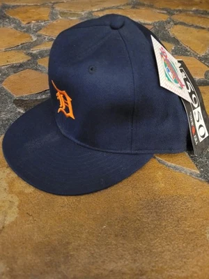 Vintage Detroit Tigers Fitted Hat New Era 7 3/8 Diamond Collection 5950 Pro Wool - Image 1 of 4