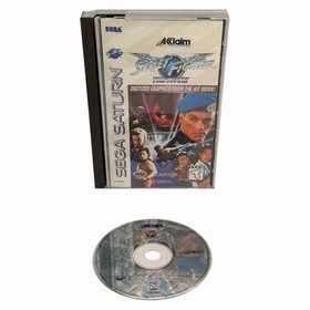 Street Fighter The Movie (Sega Saturn 1995) Complete w/ Manual + Reg Card Tested
