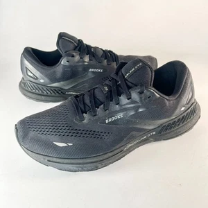 Brooks Adrenaline GTS 23 Running Sneakers Walking Jogging Gym Shoes Black Men 10 - Picture 1 of 13