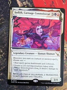MTG Card : Judith Carnage Connoisseur (Murders Karlov Manor) SHOWCASE - Foto 1 di 1