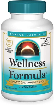 Source Naturals, Fórmula de Bienestar - Complejo de Defensa de Vitaminas y Hierbas - 240 Cap Foto 1 de 4