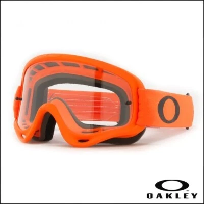 OAKLEY MASCHERA MOTOCROSS  O-FRAME ORANGE LENS CLEAR - Immagine 1 di 4