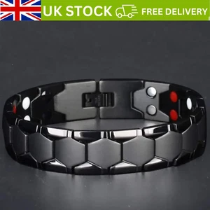 Men Arthritis Braided Magnetic Bracelet - Picture 1 of 10