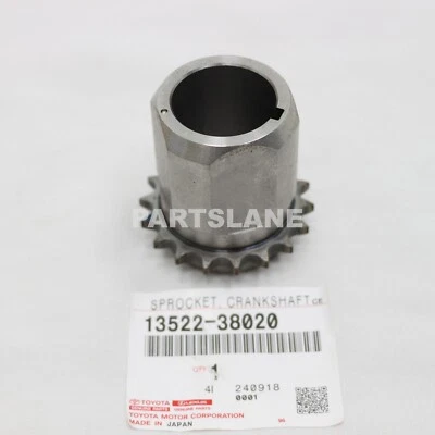 Piñón de distribución del cigüeñal izquierdo Toyota Land Cruiser Lexus LX570 OEM 13522-38020 Foto 1 de 2