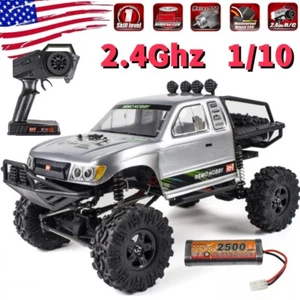 REMO Hobby Rock Crawler 1/10 4WD RC Monster Truck Off-Road Brushed RC Car 1093ST - Picture 1 of 14