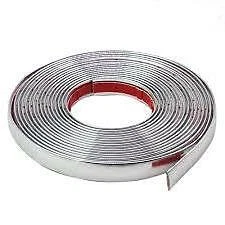 a-25mm Convient ALFA ROMEO Chrome Porte Voiture Pare-chocs Protecteur Moulure Bande 5m - Photo 1/1