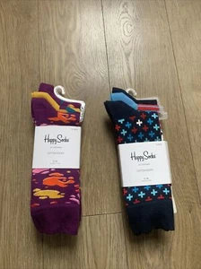 happy socks Mens Size 41-46 Brand New Men’s Uk 7-11 - Picture 1 of 12