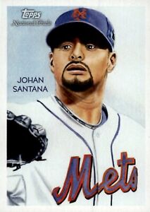 2010 Topps National Chicle #66 Johan Santana New York Mets
