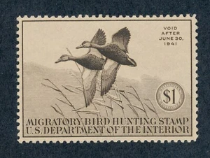 drbobstamps US Scott #RW7 Mint NH VF+ Duck Stamp Cat $250 - Picture 1 of 2