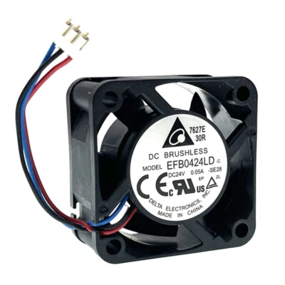 40mm 24V Fan,for DELTA EFB0424LD -SE28 4020 40X40X20 mm 4cm 0.05A 3-wire 3Pin  - Image 1 of 4