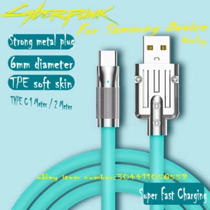  Schwerlast Schnell Aufladen USB C Typ C Daten Telefon Ladekabel Kabel 2m 1m - Bild 1 von 57