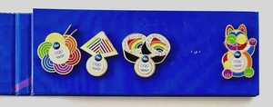 TOKYO 2020 OLYMPIC GAMES/ PRIDE P&G PIN SET/ 4 of 5 PINS IN THE SET - SEE PHOTOS - Picture 1 of 8