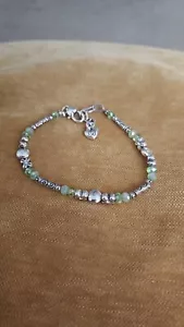 Brighton Gleam Beaded Light green/whiteTwo Tone Bracelet - Picture 1 of 4