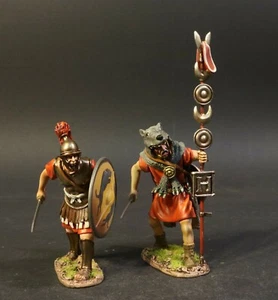 JOHN JENKINS ROMAN EMPIRE AGE OF ARTHUR HMRR-01Y HASTATUS CENTURION & SIGNIFER - Picture 1 of 2