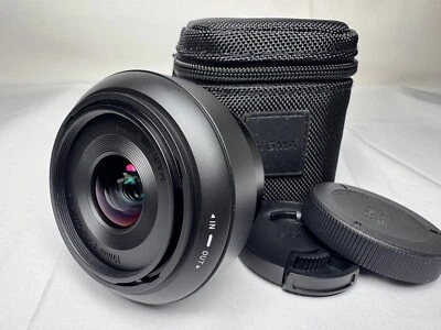 [EXC+5] Lente artística SIGMA 19 mm F/2,8 DN Lente para micro cuatro tercios de JAPÓN Foto 1 de 4