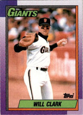 Will Clark 1990 Topps  #100  San Francisco Giants
