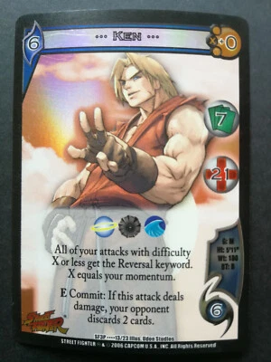 Universal Fighting System Street Fighter SF3P 13/23 KEN Foil L/P - Image 1 of 2