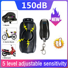 150dB Loud Wireless Anti-Theft Vibration Motorcycle Bike Security Alarm Remote .