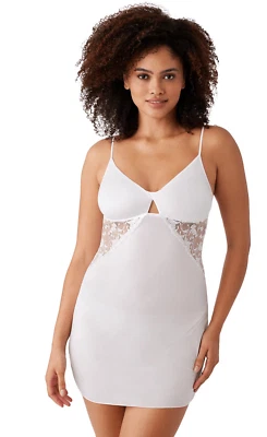 Wacoal NWT Dramatic Interlude Chemise WHITE nightie size XL PJ - Image 1 of 4