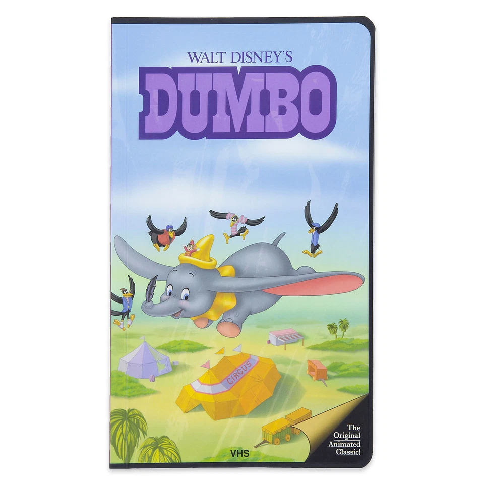 Disney World Dumbo VHS Style Journal, NEW  - Image 1 of 1