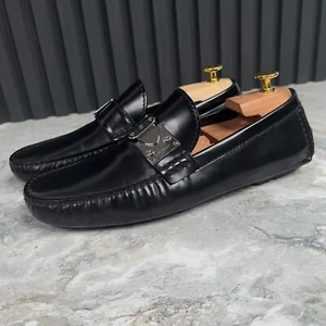 Louis Vuitton Racetrack Driving Moccasin Glazed Black 7.5 LV or 8.5 US 41.5 EUR - Picture 1 of 12