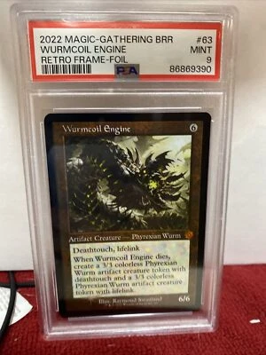 Wurmcoil Engine (Retro) The Brothers' War Retro Foil PSA 9 Mint - Image 1 of 4
