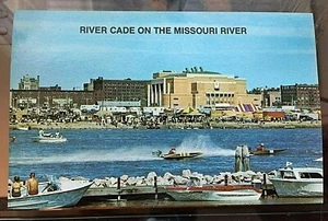 Vintage Unused Postcard River Cade on the Missouri River Iowa - Picture 1 of 2