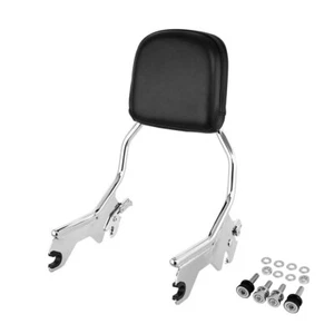 Sissy Bar Backrest w/ Docking Hardware Kit Fit For Harley Softail 2018-2024 - Picture 1 of 13
