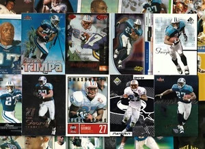 Super EDDIE GEORGE lot 50 diff with inserts+ TENNESSEE TITANS HOUSTON OILERS! - Picture 1 of 2