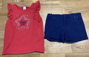 Girl's Gymboree Outfit size 5-6 - Turquoise Flamingo Sweater w/Leggings EUC - Picture 1 of 8