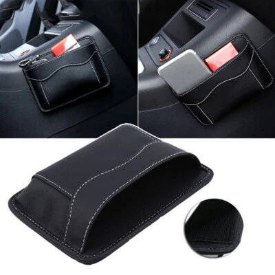 Автомобильный ящик для хранения автомобильное сиденье боковой органайзер мешок для хранения держатель телефона аксессуары - Изображение 1 из 4