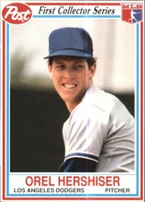 1990 Post Baseball Card #8 Orel Hershiser