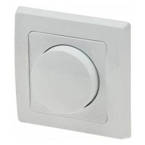 Dimmer elektronische Trafos 250V~/ 20-300W, Phasenschnitt, weiss Drehdimmer - Bild 1 von 1