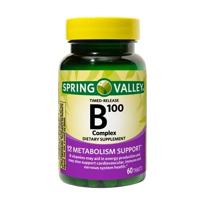 Spring Valley Timed-Release B100 Complex Tablets, 60 Count.. - Image 1 of 3
