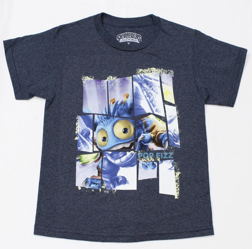 SKYLANDERS POP FIZZ Navy Heather Color BOYS Licensed T-Shirt - Image 1 of 1