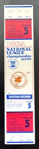 1984 NLCS GM #5 PADRES/CUBS FULL TICKET - Bild 1 von 1