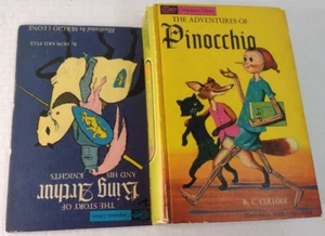 The Adventures of Pinocchio  The Story of King Arthur 1965 Companion Library - Picture 1 of 11